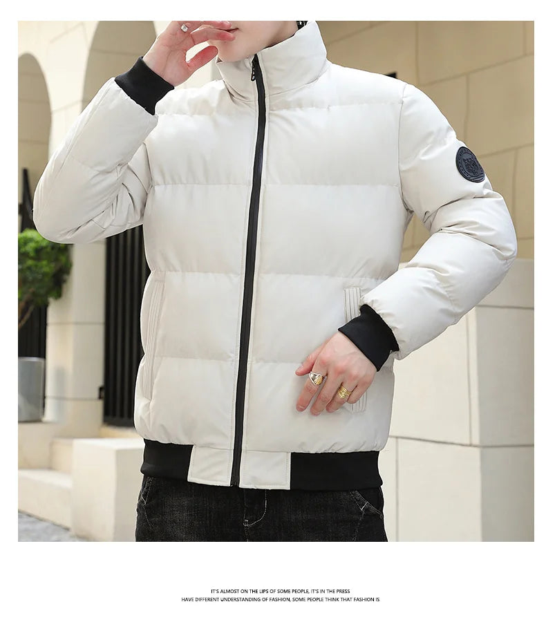 Thick Jacket Men's Short Cold-proof