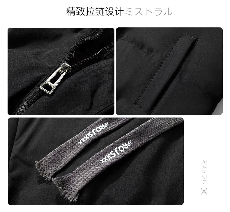 Men Hooded Cotton Coat