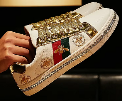 Embroidered Shoes Couple Casual